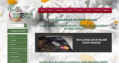 Desktop Screenshot of gardenservis-zajicova.cz