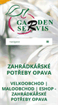Mobile Screenshot of gardenservis-zajicova.cz